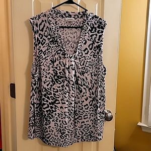 CK Leopard Print Top